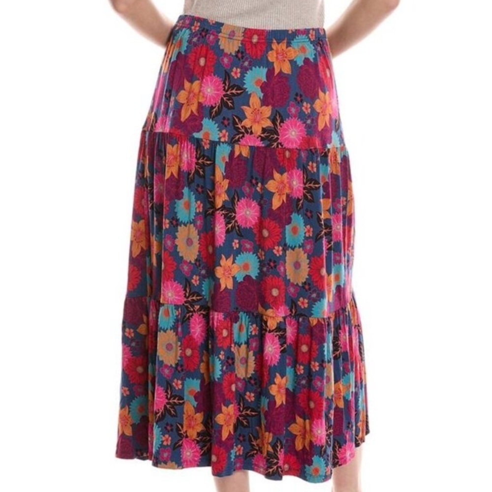 Johnny Was Merida Tiered Skirt